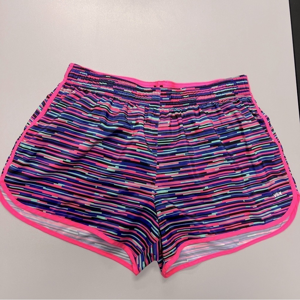 Victoria Secret VSX Sport Womens Multicolored The Player Run Shorts Size Medium